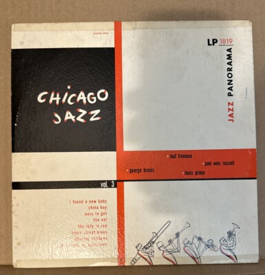 Louis Prima Bud Freeman  - Chicago Jazz 10'' LP VG Jazz Panorama 1819