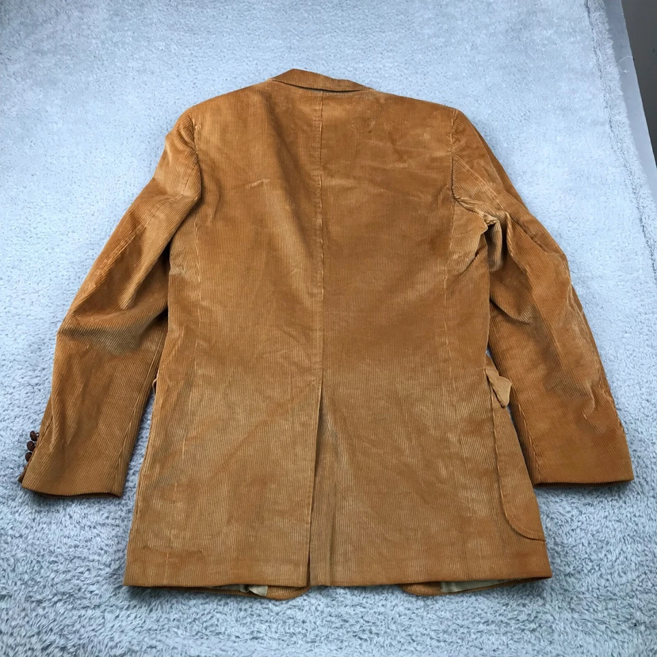 Polo University Ralph Lauren Club Blazer мужской 40 коричневый вельвет спортивное пальто - Изображение 4 из 4