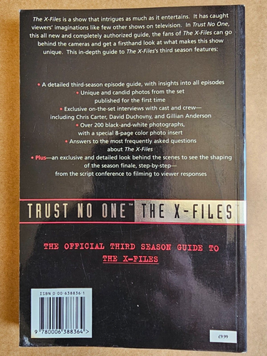 Trust No One: The Official Guide To The X-Files by Brian Lowry (Paperback, 1996) - Picture 8 of 8