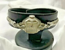 Waltham Vintage Watch 17 Jewels 10K RGP Bezel and Speidel Band w/Dia Repair