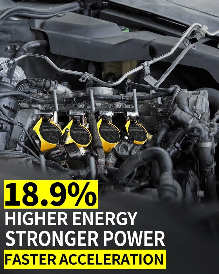 8Pack Ignition Coil+Spark Plug For LincoLn Town Car Grand Marquis 4.6L 1998-2011 - Image 3 of 4