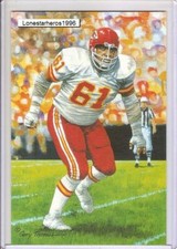 2013 Curley Culp Goal Line Art Postcard Unsigned