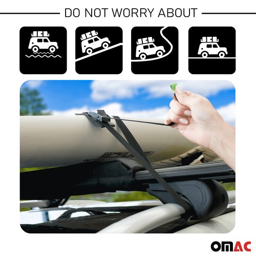 28" Roof Rack Pads Surfboard Windsurf Crossbar Pads for Smart Black 2 Pcs - 第 2/9 張圖片
