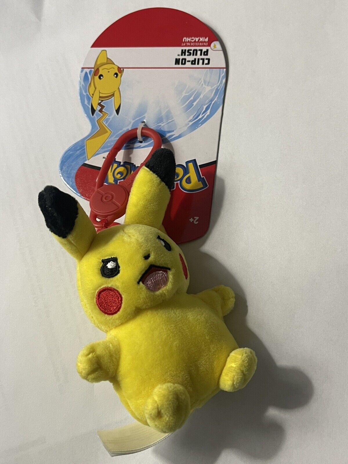 POKEMON PIKACHU PLUSH 3 1/2 INCH CLIP (ONLINE ONLY)