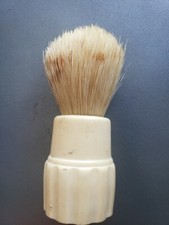 Rubberset Ivory Handle Shaving Brush 3.25"h Vintage