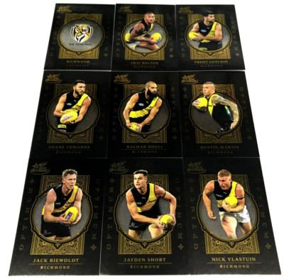 2021 SELECT AFL OPTIMUM SE OPTIMUM PLUS CARD TEAM SET(9) NO ROOKIE-RICHMOND