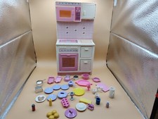 1987 Mattel Barbie Sweet Rose Kitchen Stove With Extras A13