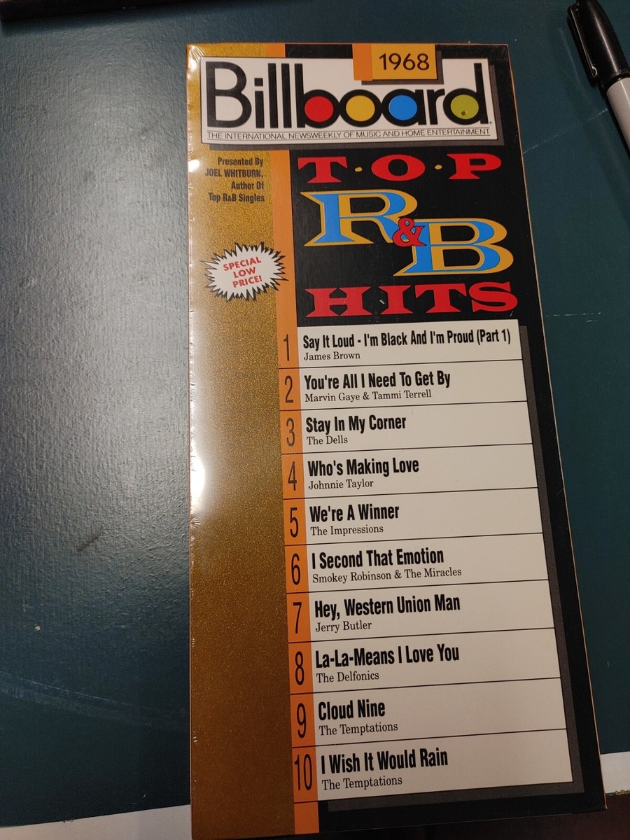Billboard Top R&B Hits: 1968 by Various Artists (CD, Jun-1989