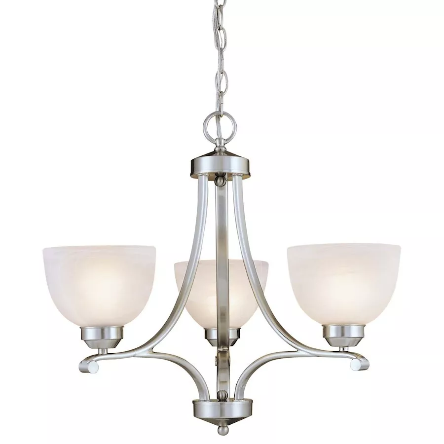 Minka Lavery Paradox 3 Light Mini Chandelier Brushed Nickel 1423 84