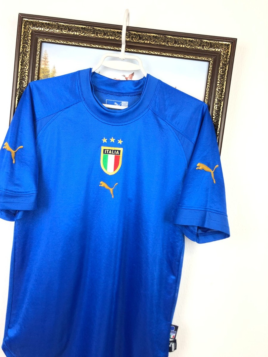 Italy Home football shirt 2004 Soccer Puma Maglia Jersey Mens