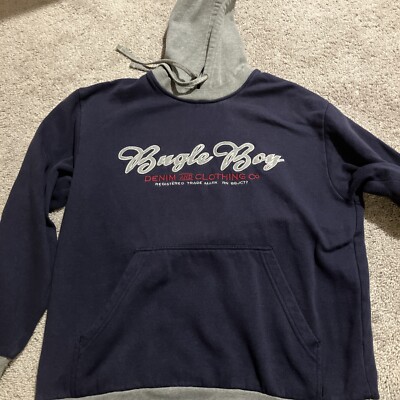 Vintage Bugle Boy Men s Hoodie , Size Medium ￼