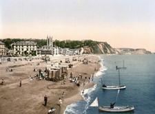 Teignmouth Seaside Scenes Print Poster A4 A3 A2 A1