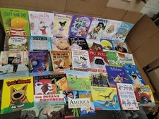 Lot of 10 Scholastic MIX Classroom Teacher Reading Large Kids RANDOM Books K-5