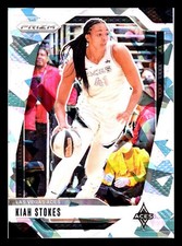 2024 Panini Prizm WNBA Silver Ice Kiah Stokes #122 Las Vegas Aces