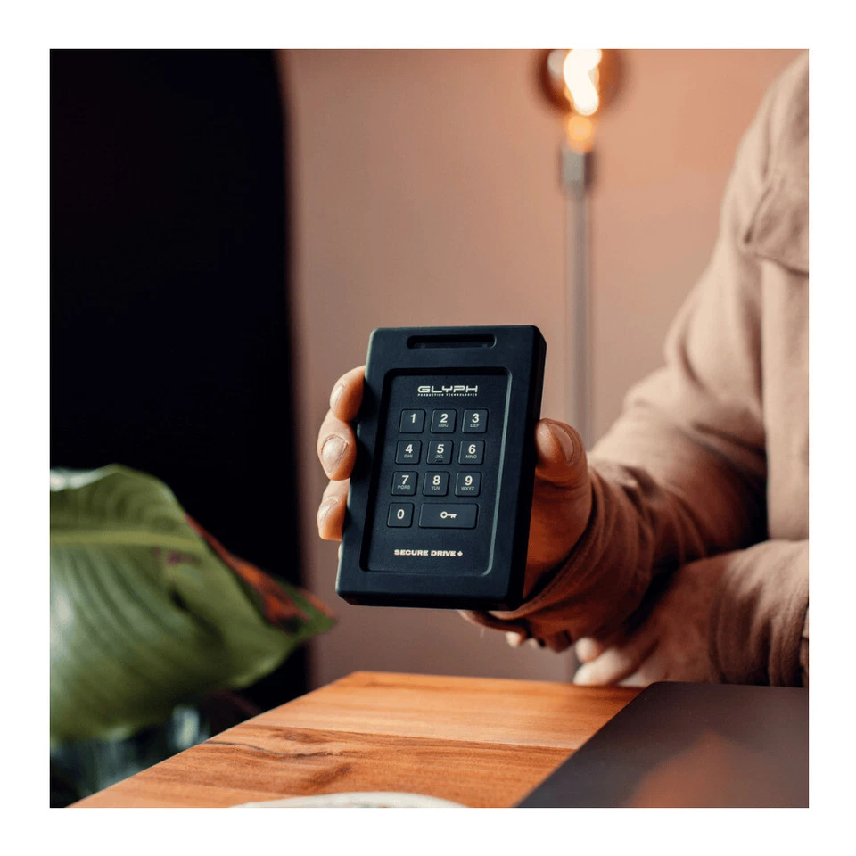 Glyph SecureDrive Plus Encrypted Bus Powered 1TB Solid State Drive with Keypad - Image 4 of 4