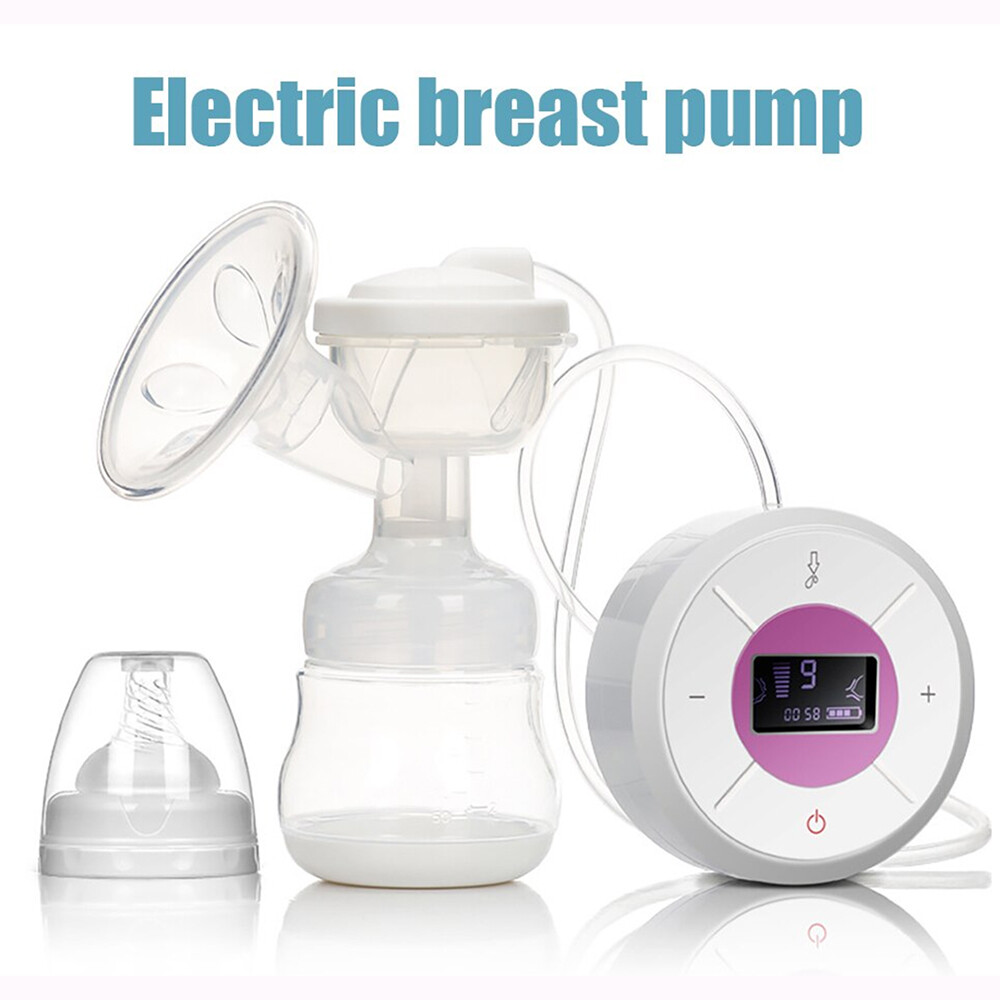 Electric Breast Pump Natural Sucking Rechargeable Silent Milking Machine Battery-image