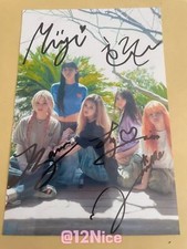 NEWJEANS Group Autographed Hand Signed Photo K-POP Collection 4*6 NEW #12Nice