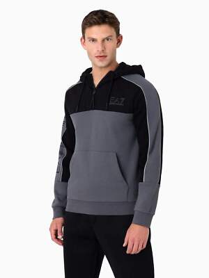 EA7 Mens Iron Gate Logo Sweatshirt