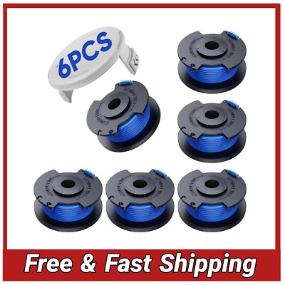 Ryobi One+ AC14RL3A Trimmer Line 11FT 0.065'' Replacement Spools (6 Pack)