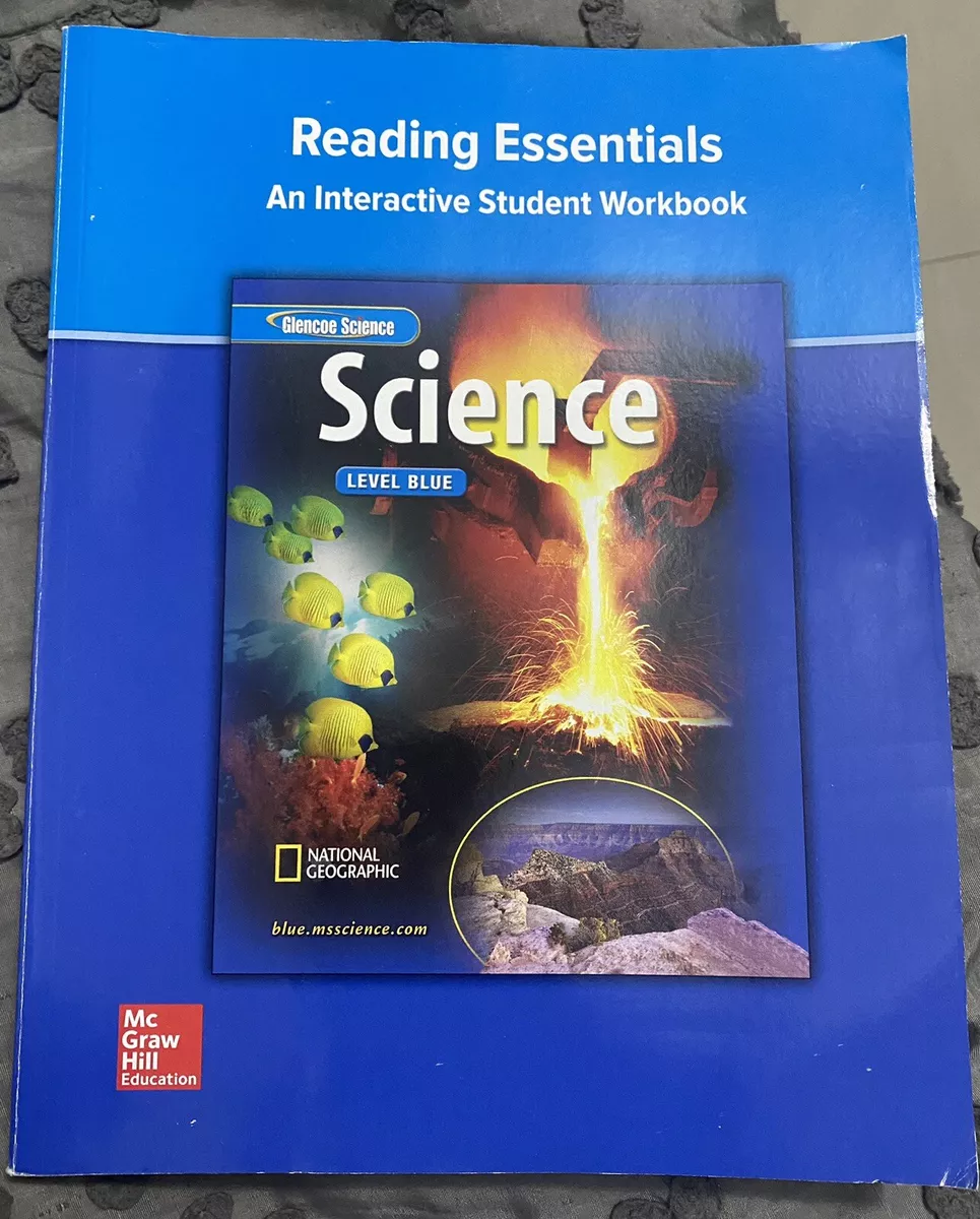 Level　8,　Blue,　Student　Grade　eBay　Reading　Essentials,　Edition　9780078671678　Glencoe　Iscience,