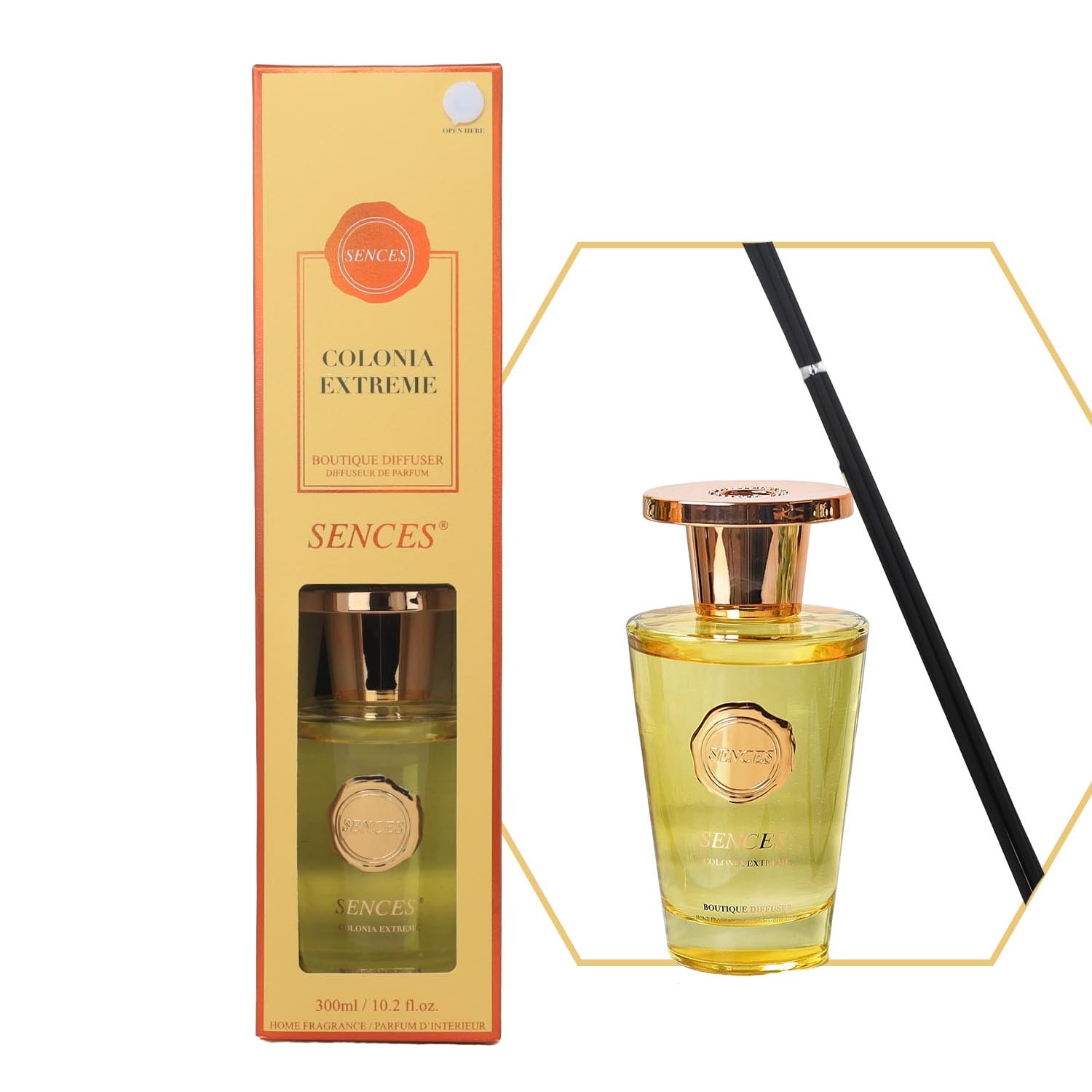 Baltus Reed Diffuser 300ml Colonia Extreme Fragrance Aromatherapy Air Freshener