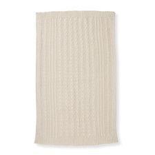 Infant Blanket, Cable Knit, Made with 100 Soft Breathable Organic Cotton, Nursi