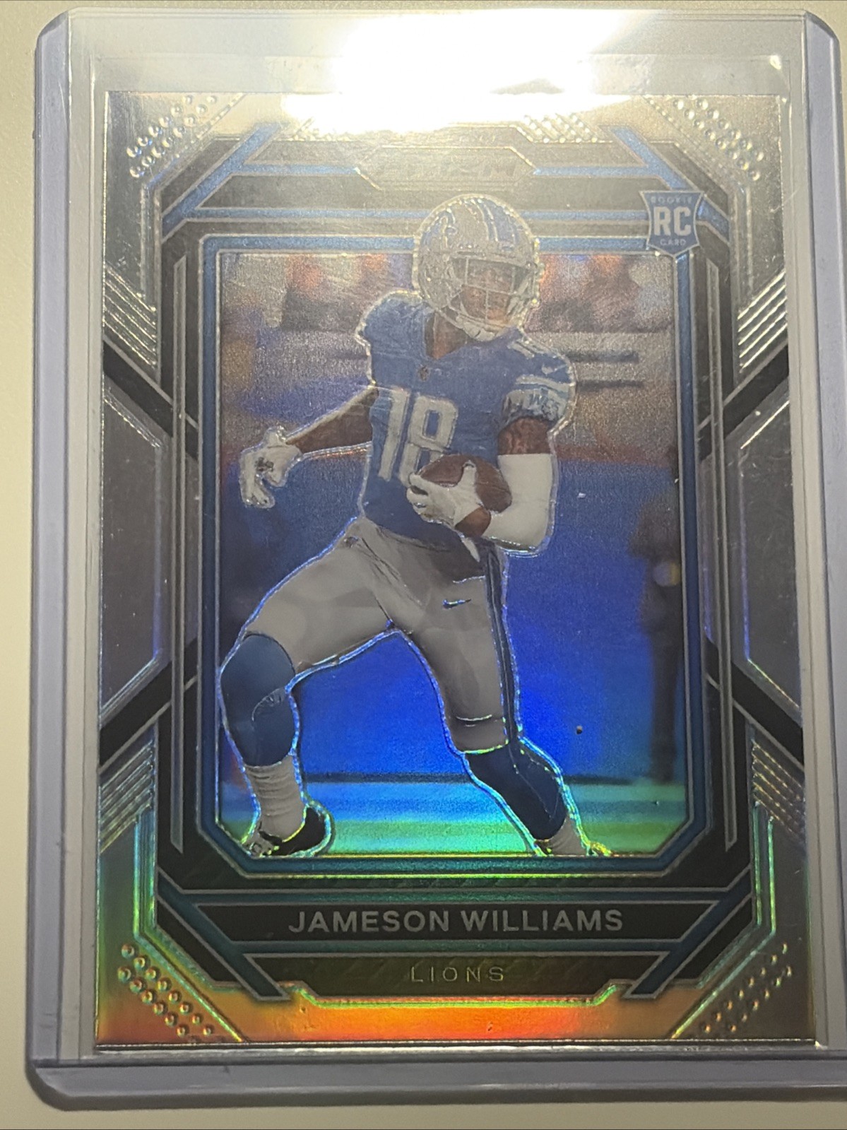 2022 Panini Prizm - Rookies Jameson Williams #311 Silver Prizm (RC)