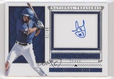 2019 Panini National Treasures Social Signatures 1/99 Leody Taveras Auto 0b2