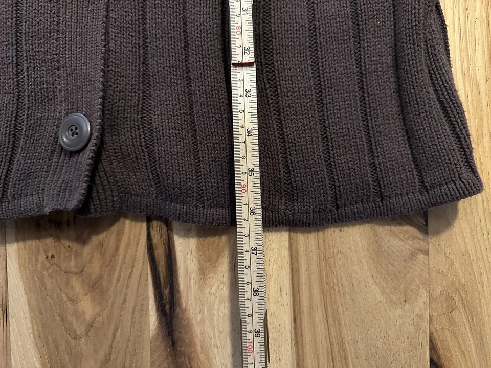 Suéter cárdigan con capucha y botones para mujer Envision Avenue, marrón grande Foto 4 de 4