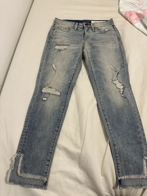 Treasure & Bond Women's  Mid Rise Skinny Boyfriend Jeans, Wast 24
