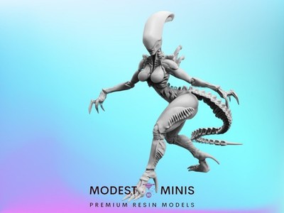 Gigerian Brood Succubus F - Resin Sci Fi Cyberpunk Aliens Mini | Papsikels