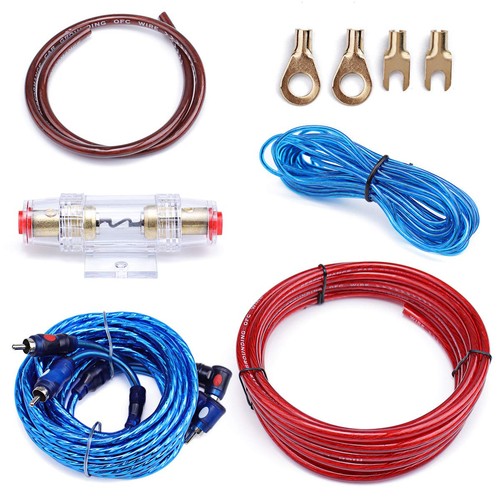 Muzata 10 Gauge Amp Wiring Kit Amplifier Installation with RCA Interconnect a... - Picture 1 of 5