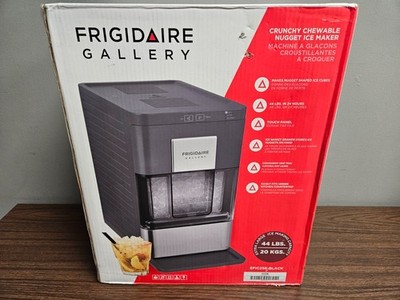 Frigidaire Gallery EFIC256-BLACK Crunchy Chewable Countertop Nugget Ice Maker