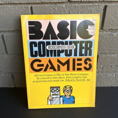 101 Basic Computer Games Microcomputer 1978 Edition by David H. AHL Programming