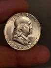 1951- S Franklin Half Dollar BU
