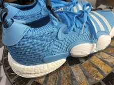 Adidas Trae Young 2 Basketball Shoes Blue White Sneakers H06479 Men's Sz 10