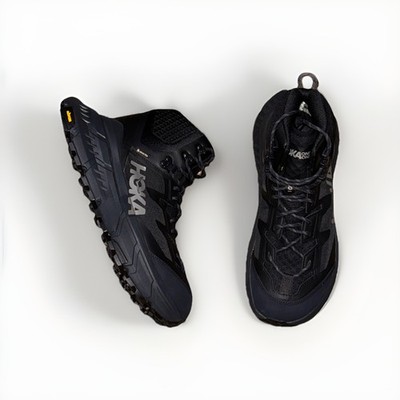 Hoka One One Tennine GTX Waterproof Hiking Boots Black Size Mens 9 1113510-BDGGR