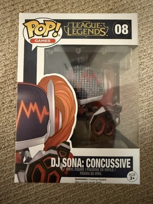 Funko Pop DJ Sona Concussive 08 League Of Legends Games