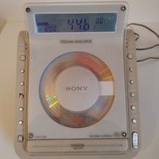Sony Dream Machine ICF-CD855V CD Player Alarm Clock Radio FOR PARTS READ
