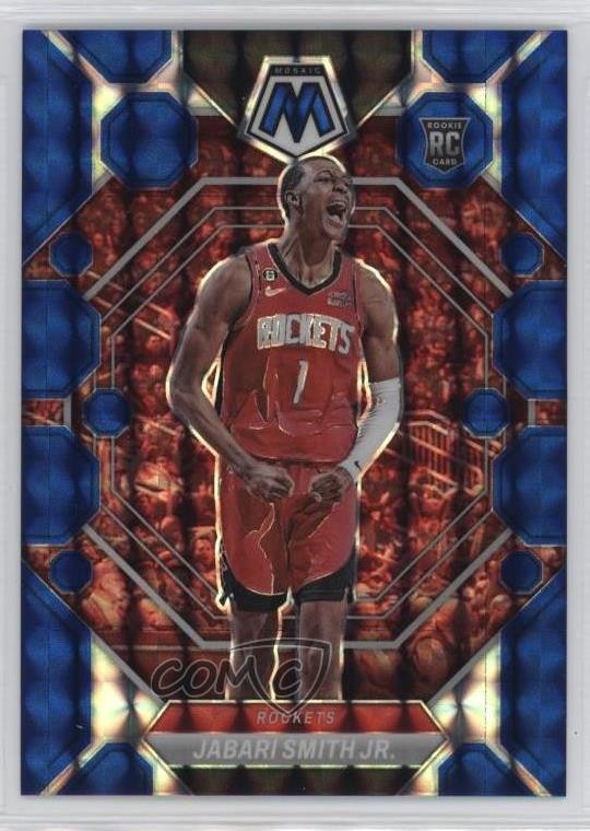 2022 Panini Mosaic Rookies Blue Prizm /199 Jabari Smith Jr #239 Rookie RC 07i7