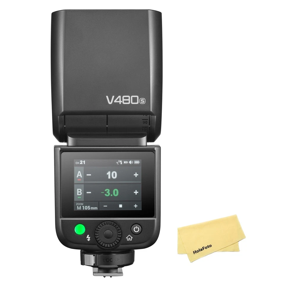 Godox V480 S TTL-Blitz Vollleistungsblitz Touchscreen-Blitzgerät für Sony-Kamera