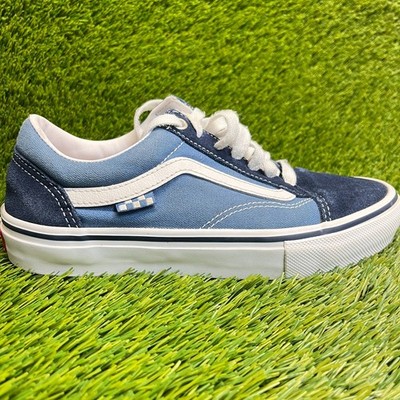 Vans Old Skool Mens Size 6 Blue White Athletic Walking Skateboard Shoes Sneakers