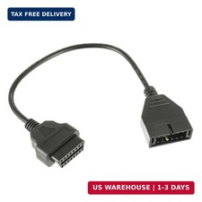 OBD2 to OBD1 GM Adapter, OBD1 Scanner Car Diagnostic Extension Cable  12 Pin to