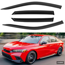 Classic Window Visors Rain Guards 2022 2023 2024 2025 2026 Honda Civic Sedan 22