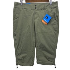 Columbia Saturday Trail II Knee Pant Women's Size 10 Olive Green Omni Shade NWT