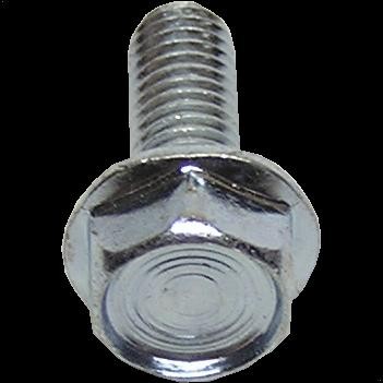 Bolt MC Hardware Hex Head Flange Bolts - M6 x 1.0 x 20 10mm Motorcycle 023-10620