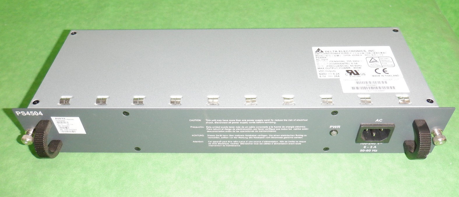 Avaya PS4504 Power Supply 400W for G450 700459498. Available Now for $39.99