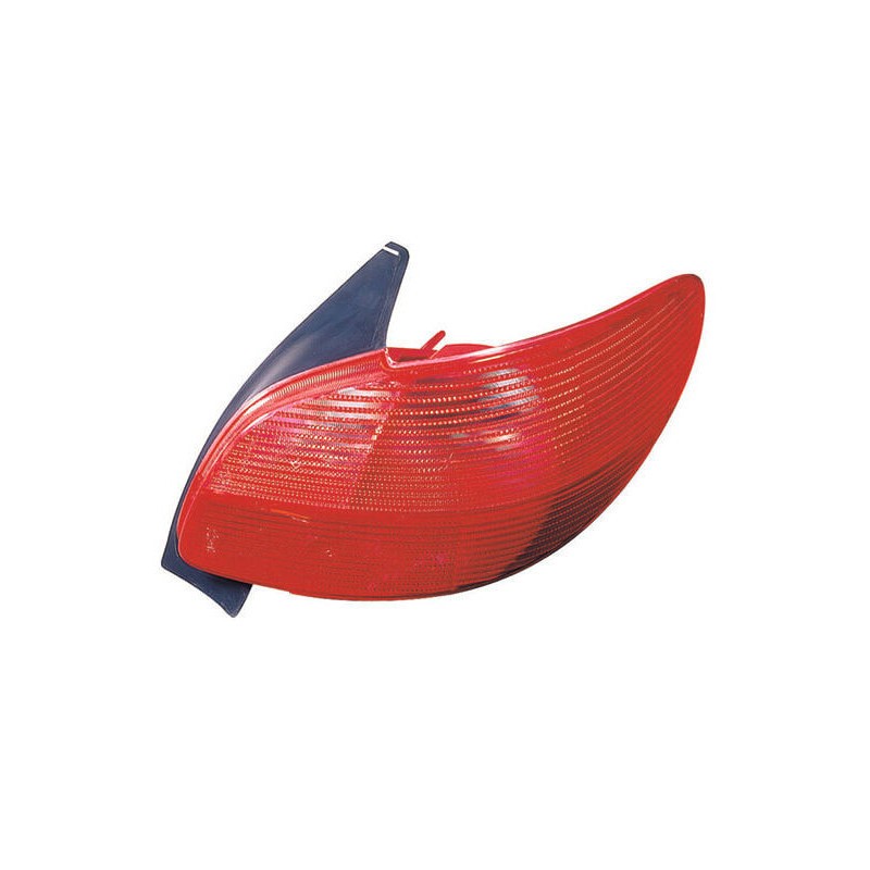 Feu arrière droit Peugeot 206 1998-2003 en polycarbonate premium anti-jaunissement