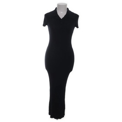 Zara, Maxikleid, Größe: S, Blau, Viskose, Einfarbig, Rippenstrick, Damen #ZYk