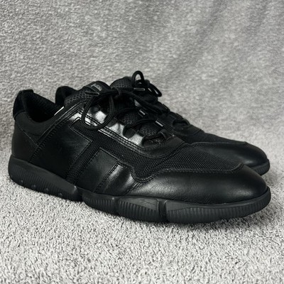 TOD S Black No_Code X Leather & High Tech Fabric Shoes Men s 7.5 US EU 41 Italy